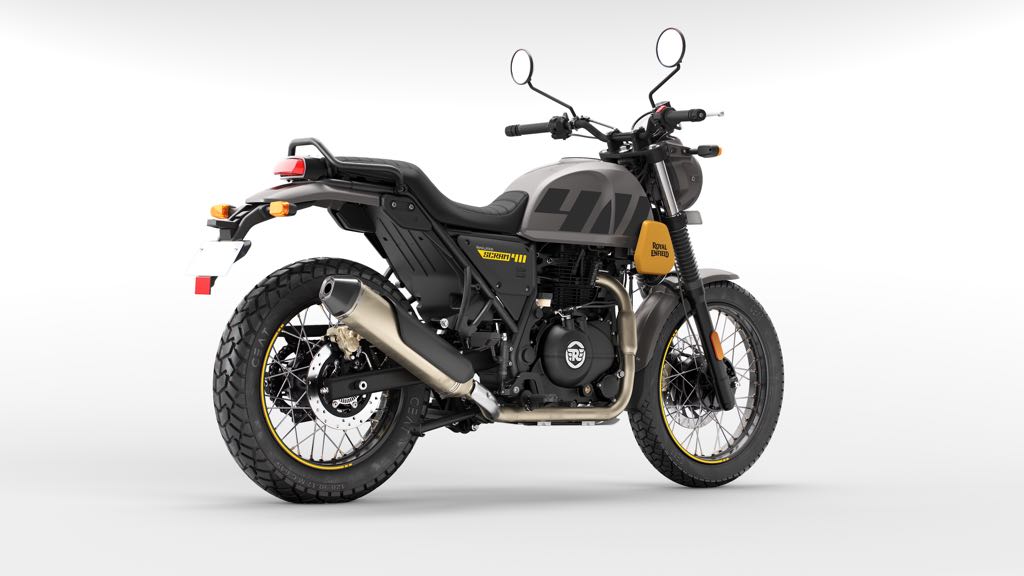 Royal Enfield Scram 411 Graphite Yellow