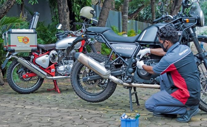Royal Enfield Service On Wheels Technician