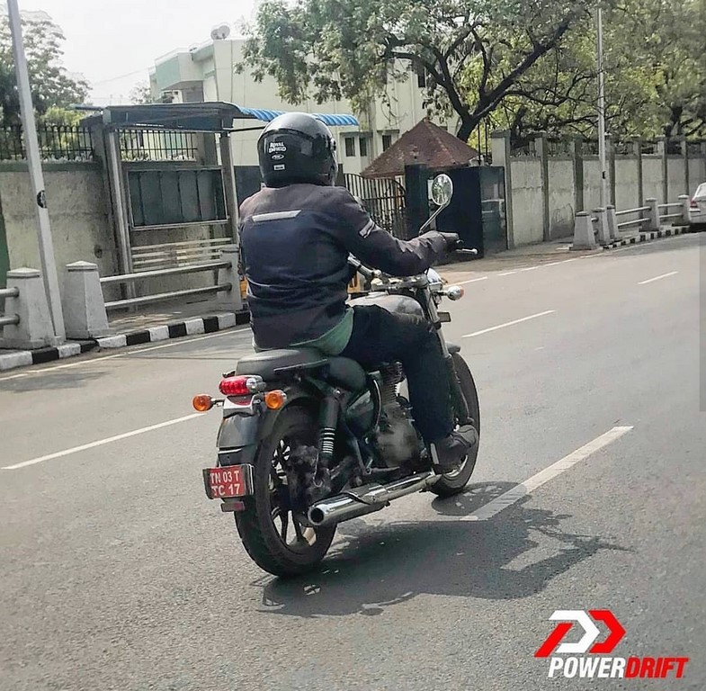 Royal Enfield Thunderbird X Rear Spied