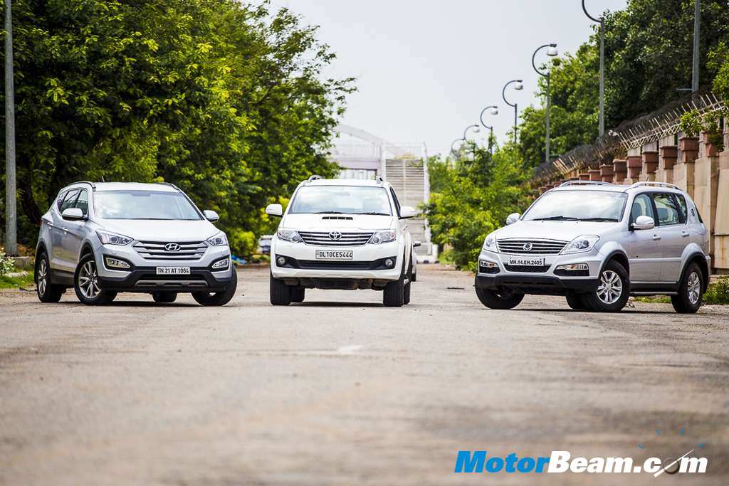 Santa Fe vs Fortuner vs Rexton Shootout