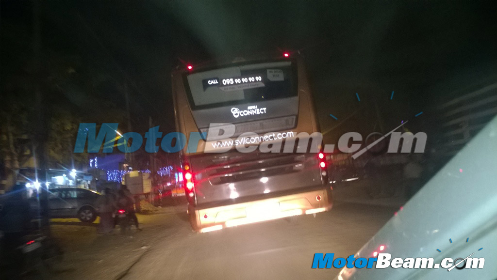 Scania Club Class Luxury Bus Spy Shot Bangalore