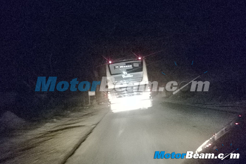 Scania Club Class Luxury Bus Spy Shot Rear