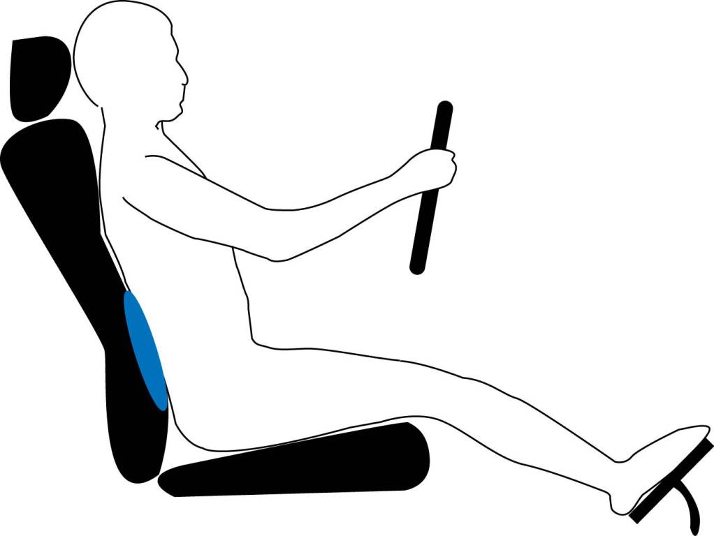 Seating Position In A Car Adjust Back Support