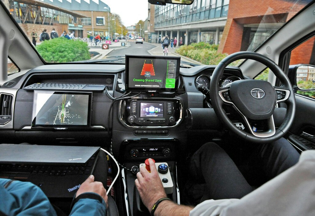 Self-Driving Tata Hexa Cabin
