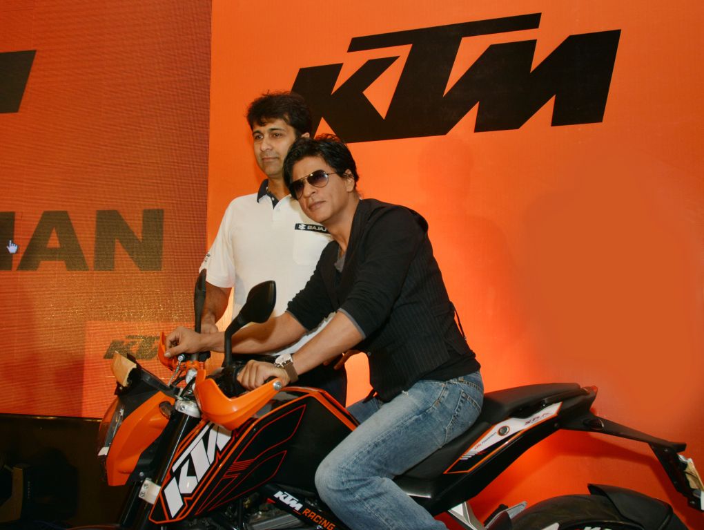 Shah Rukh Khan KTM Duke