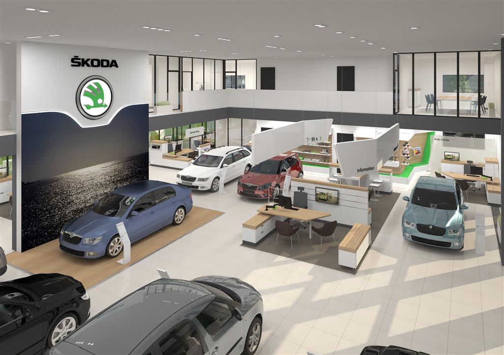 Skoda Dealership Redesign Interiors