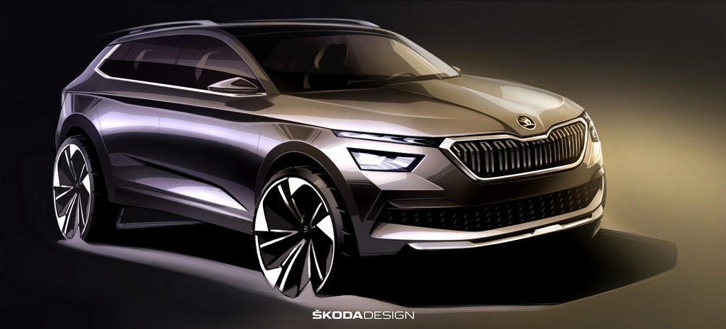 Skoda Kamiq Sketch Front