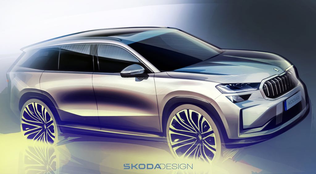 Skoda Kodiaq Sketches