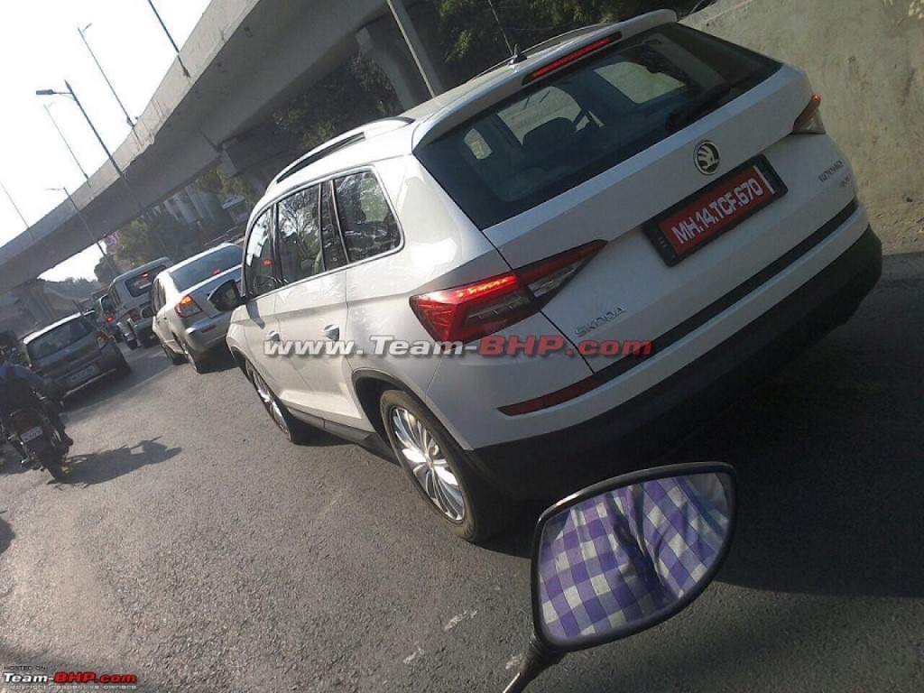 Skoda Kodiaq Spotted In India