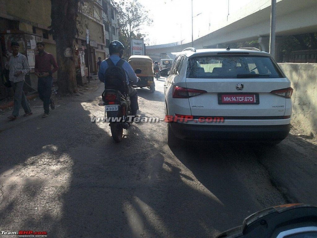 Skoda Kodiaq Testing In India