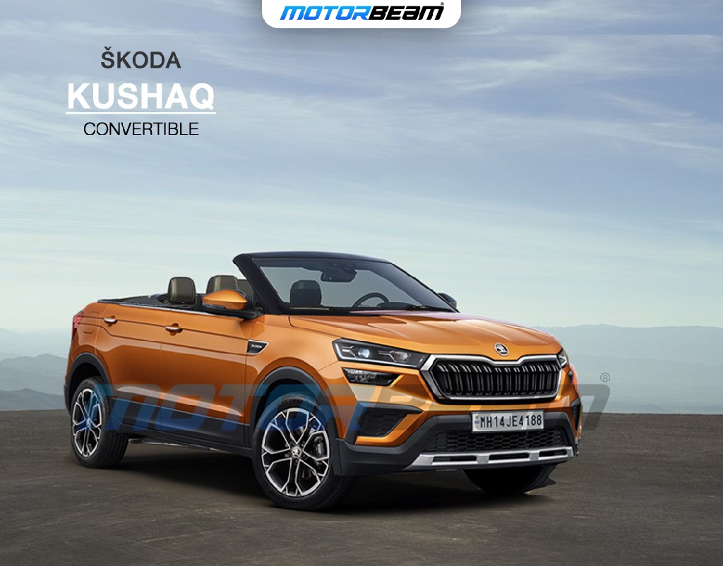 Skoda Kushaq Convertible Render