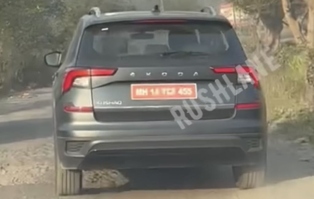 Skoda Kushaq Matte Black Spied