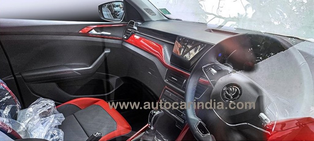 Skoda Kushaq Monte Carlo Spied Dashboard