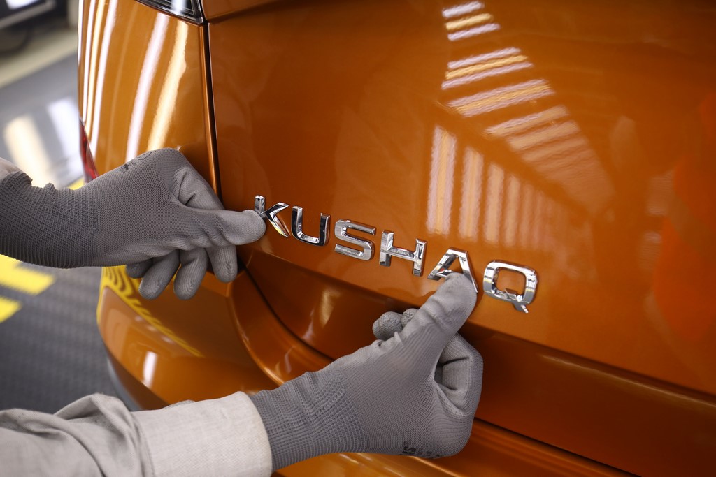 Skoda Kushaq Production Badge