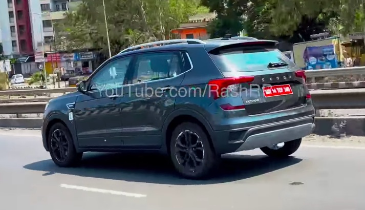 Skoda Kushaq Spied Rear