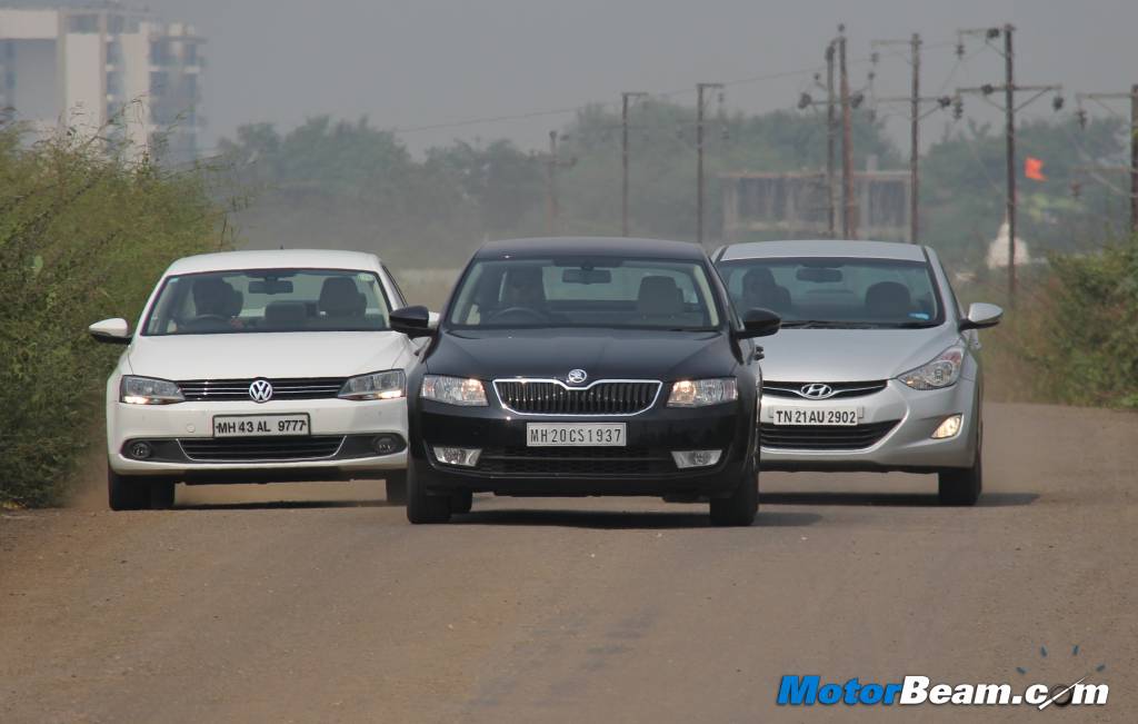 Skoda Octavia vs Volkswagen Jetta vs Hyundai Elantra