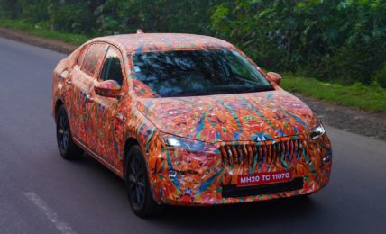 Skoda Slavia Camouflaged