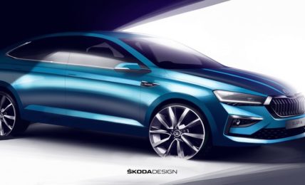 Skoda Slavia Design Sketch