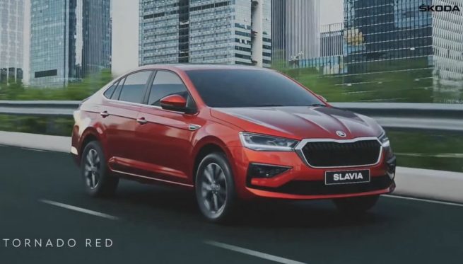 Skoda Slavia Tornado Red