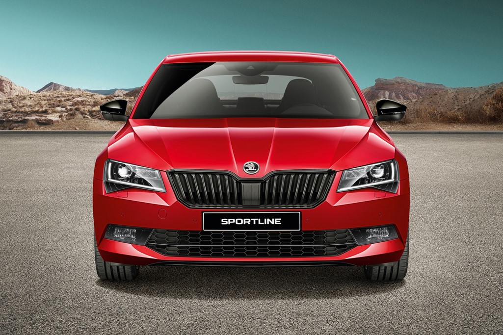 Skoda Superb Sportline Front