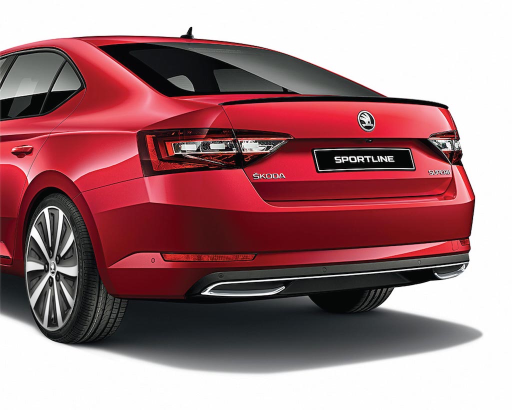 Skoda Superb Sportline Rear