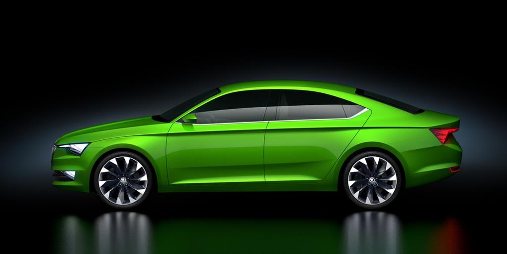 Skoda VisionC Design Concept Side