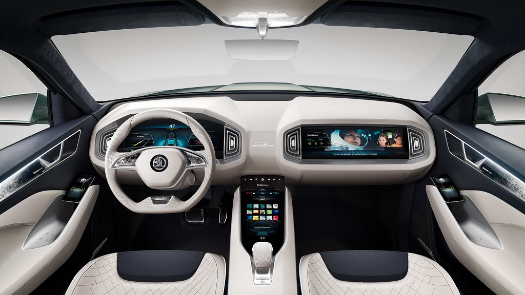 Skoda VisionS Dashboard