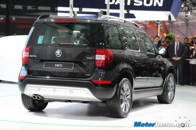 Skoda Yeti Facelift Tail