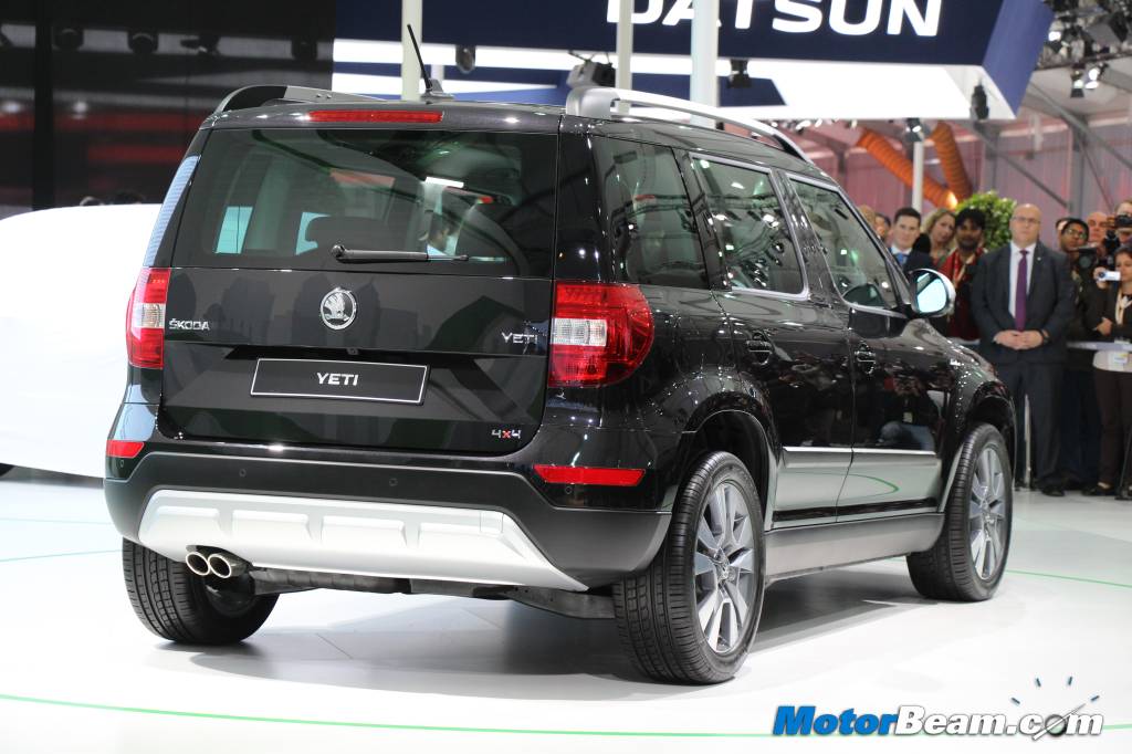 Skoda Yeti Facelift Tail