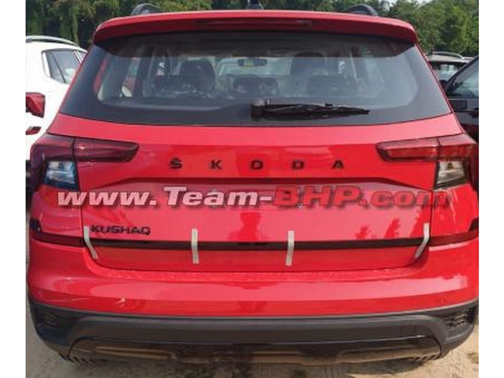 Skoda Kushaq Monte Carlo Edition Spotted Rear