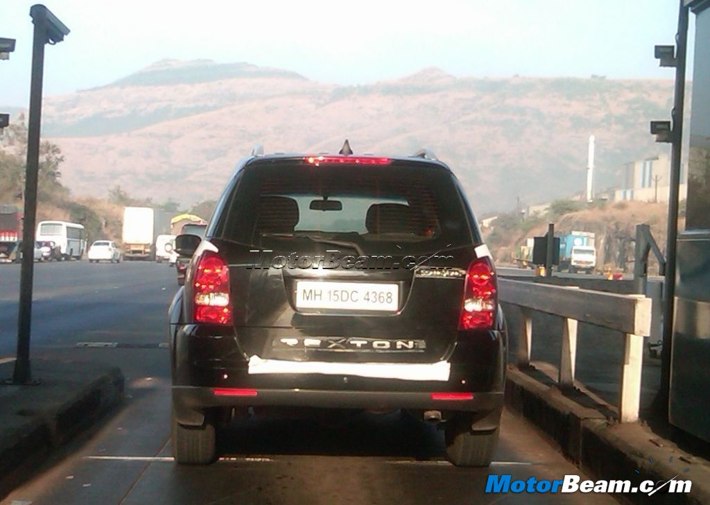 SsangYong Rexton Spied In India