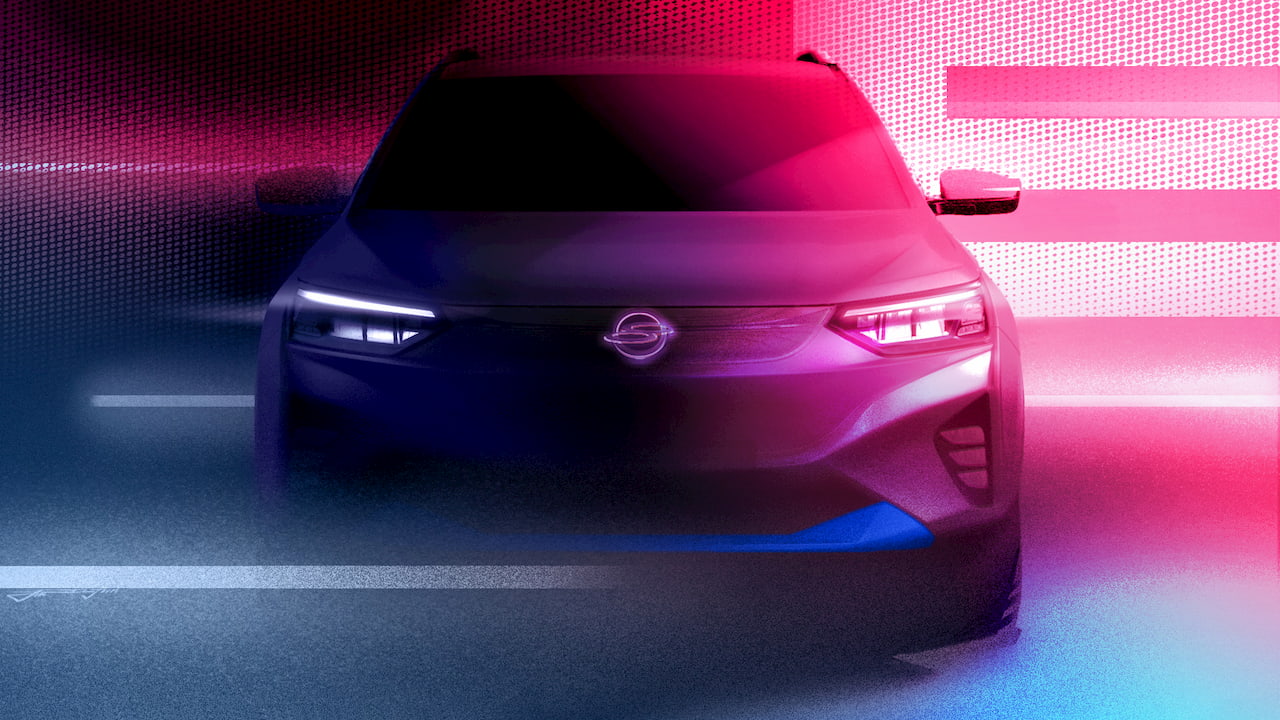 Ssangyong E100 EV Teaser Front