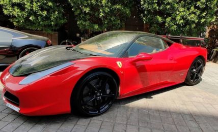 Stolen Ferrari Side