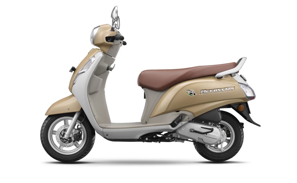 Suzuki Access 125 Beige White