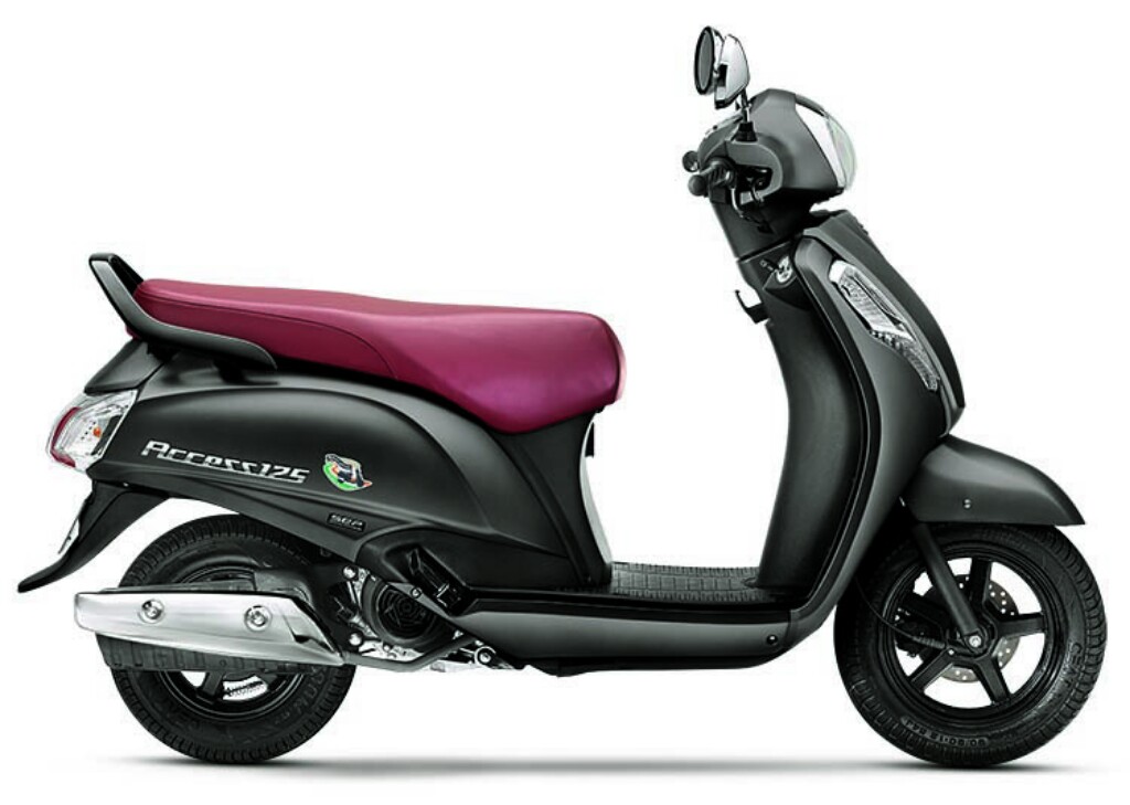 Suzuki Access Matte Grey Side