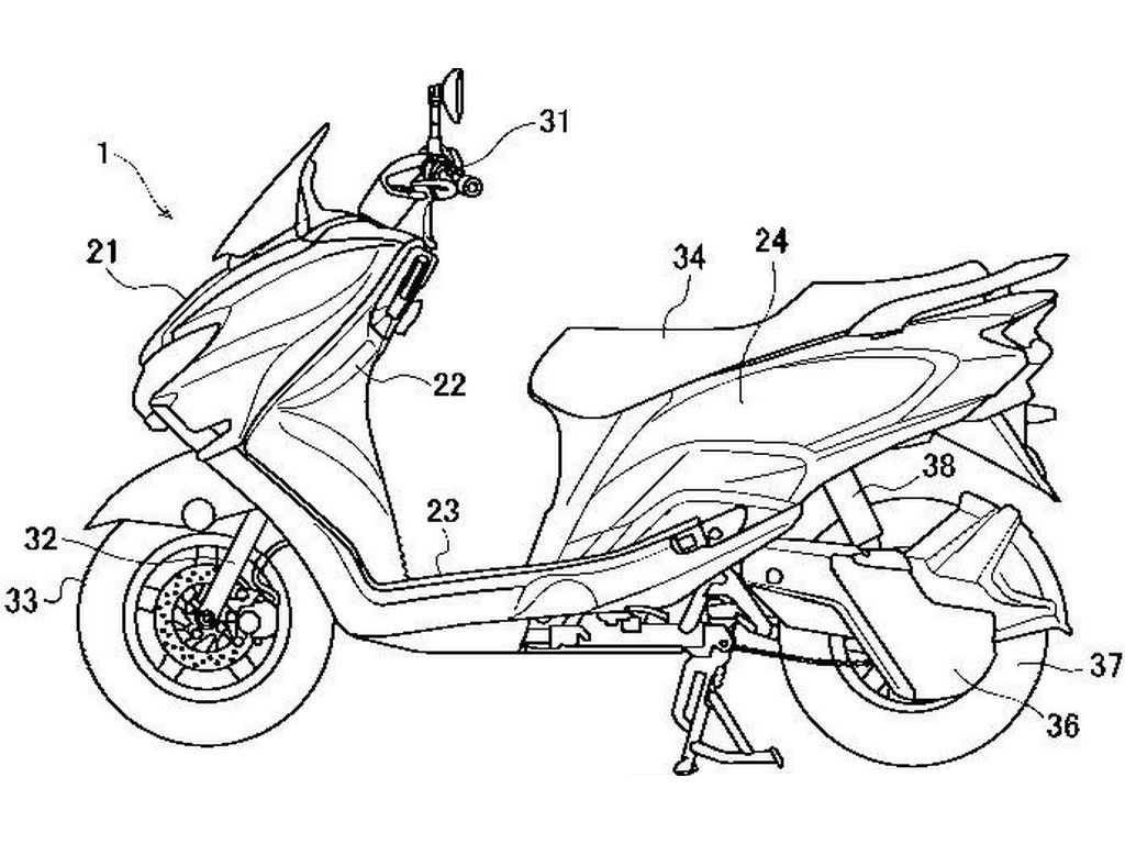 Suzuki Burgman Electric Design