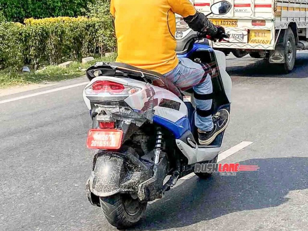 Suzuki Burgman Electric Spotted