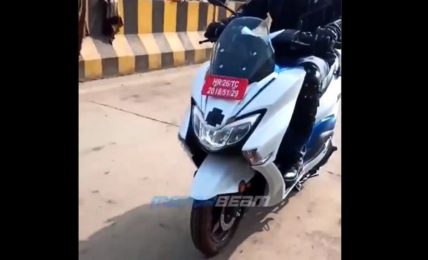 Suzuki Burgman Street Electric Spied