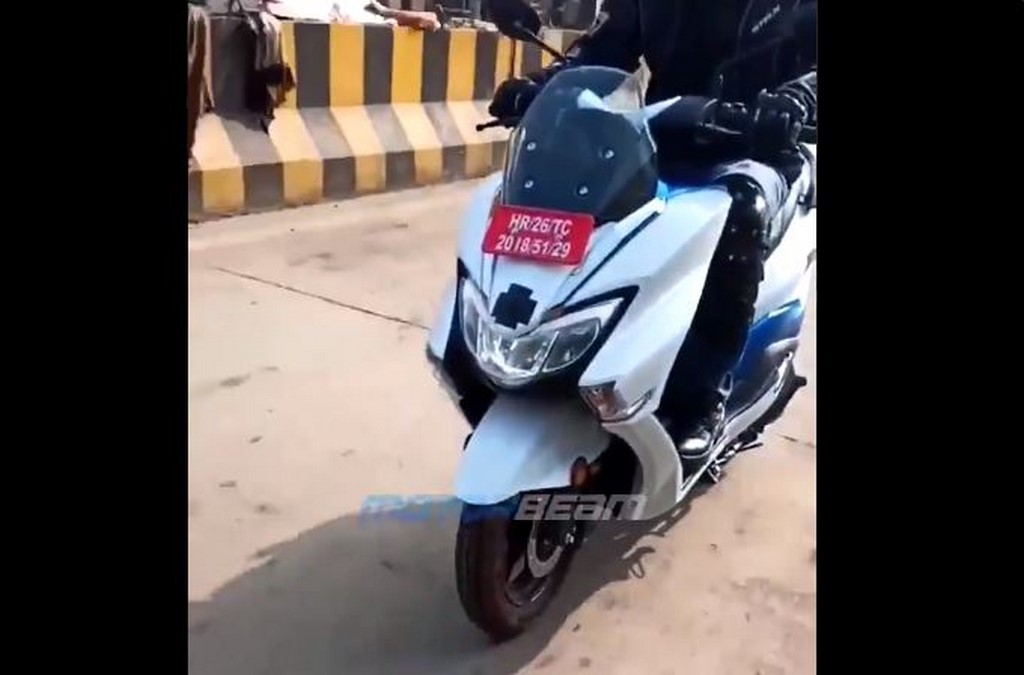 Suzuki Burgman Street Electric Spied