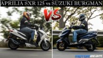 Suzuki Burgman vs Aprilia SXR 125 Video