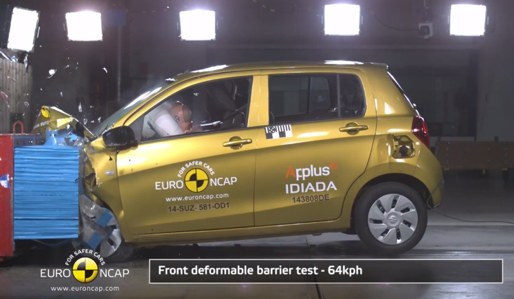 Suzuki Celerio Euro NCAP Front Crash Test
