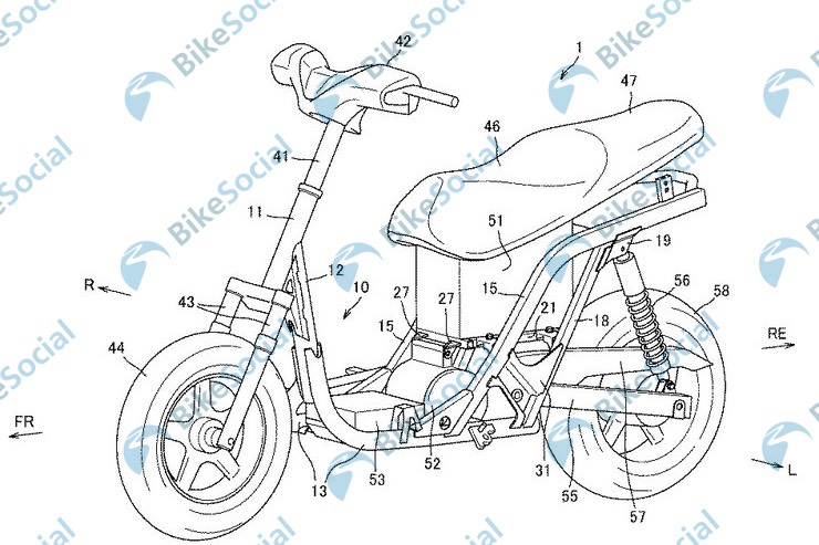 Suzuki Electric Scooter Patent