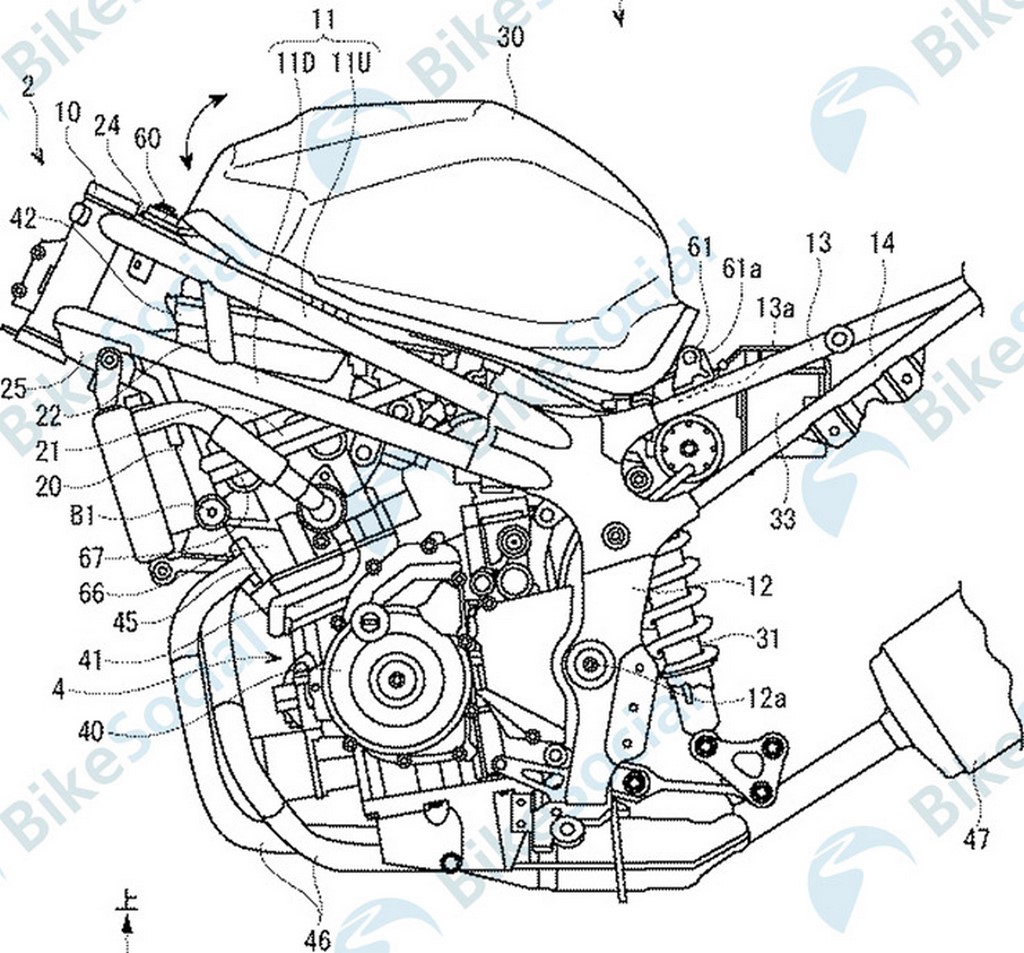 Suzuki GSX-R300 Patent Image
