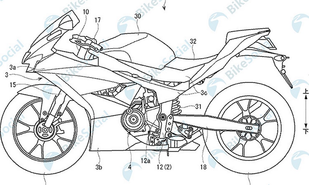 Suzuki GSX-R300 Patent