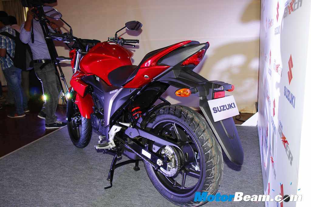 Suzuki Gixxer Red Rear