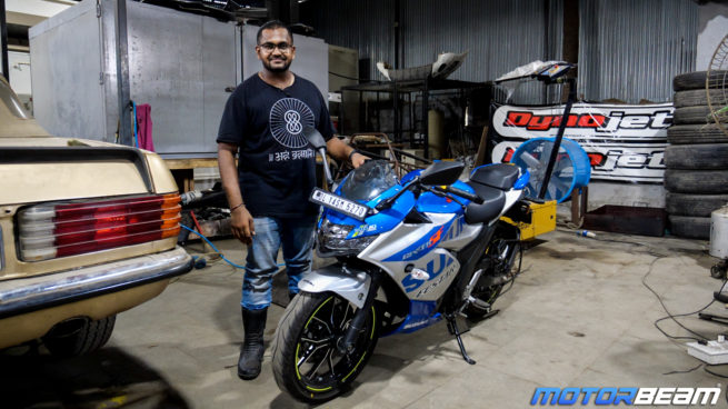 Suzuki Gixxer SF 250 Dyno Test Video