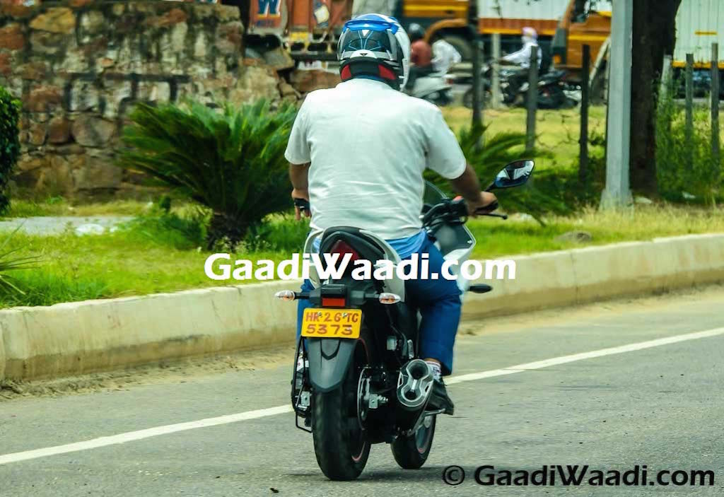 Suzuki Gixxer SF Rear Disc Brake Spied