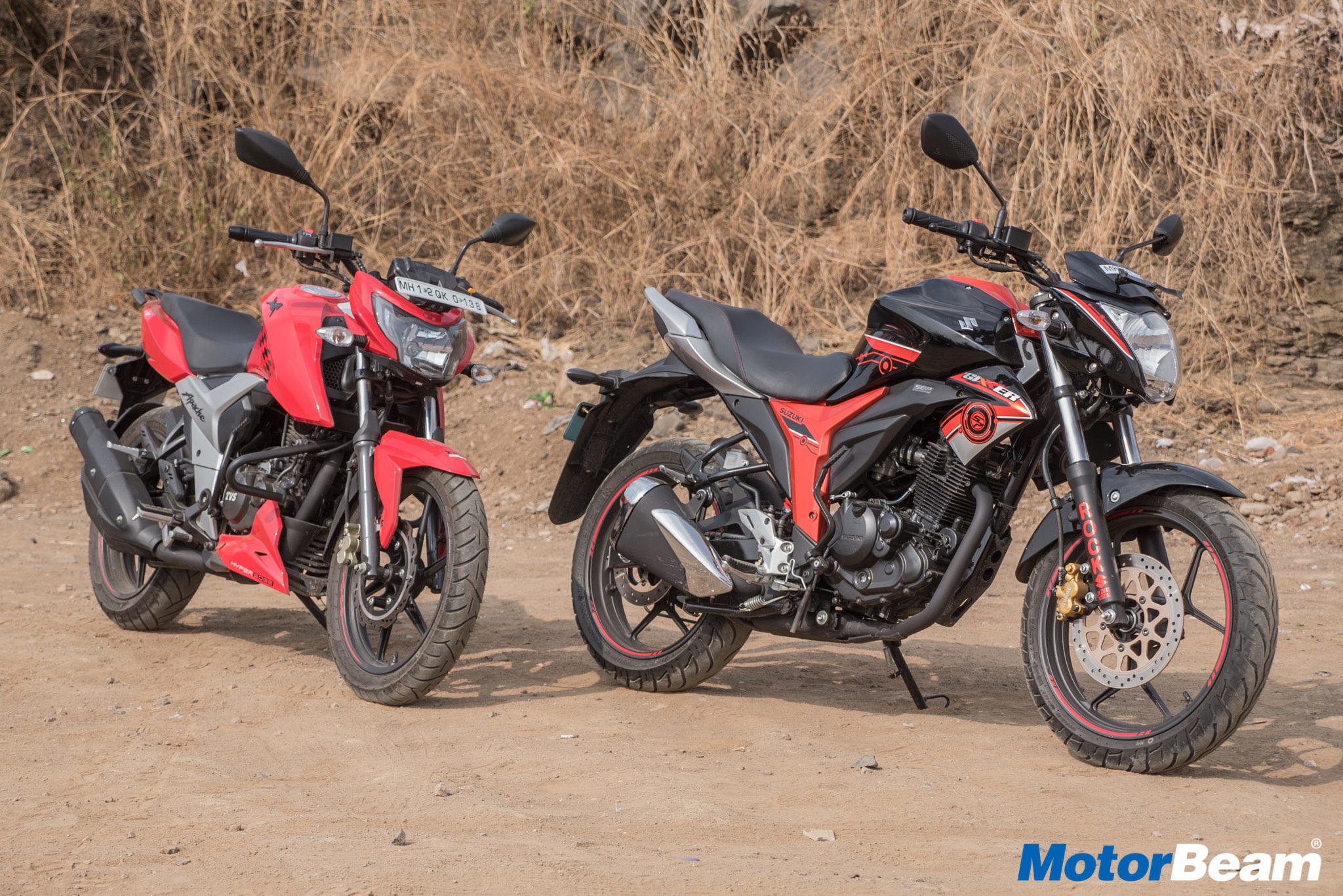 Suzuki Gixxer SP vs TVS Apache 160 4V Comparison Test