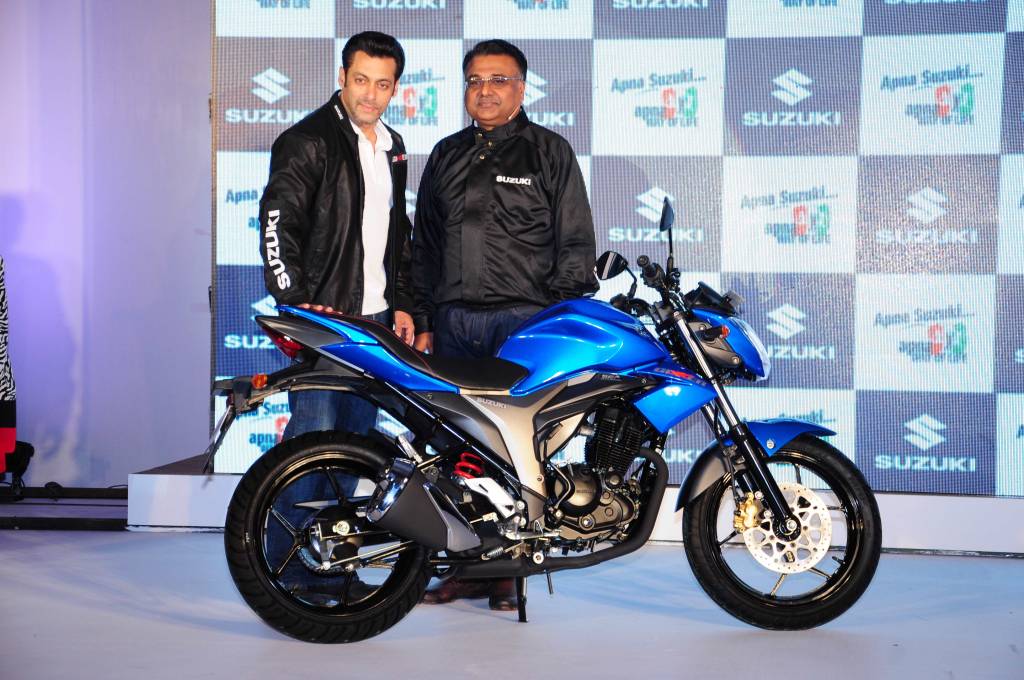 Suzuki Gixxer Salman Khan