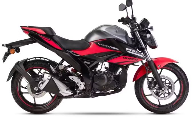 Suzuki Gixxer new colours side